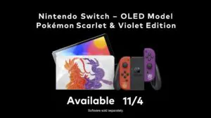 Nintendo Switch OLED Pokemon Scarlet Violet