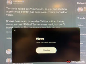 twitter view count views