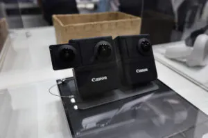 canon hybrid 360-degree VR camera prototype japan