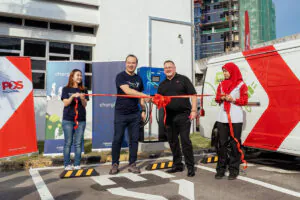 pos malaysia installs chargev stations six locations